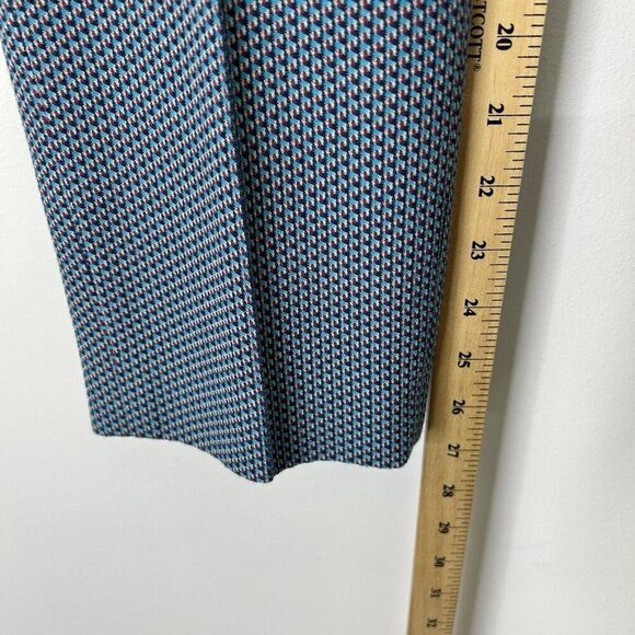 Akris Punto Ankle Pants Women’s Size 6 Blue Knit Trousers Old Money Career - Picture 7 of 9